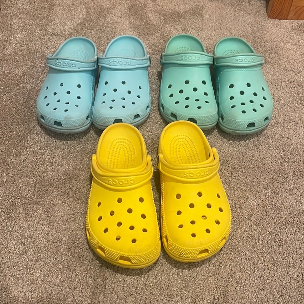 3 Pairs of CROCS